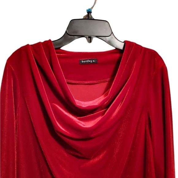 Bentley Arbuckle red velvet NWT size 10 top and skirt - Picture 7 of 14